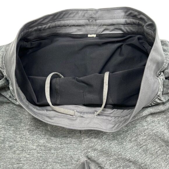 Lululemon Men's T.H.E Short Luxtreme Liner 9" Short Heathered Black Size Medium - Picture 5 of 7